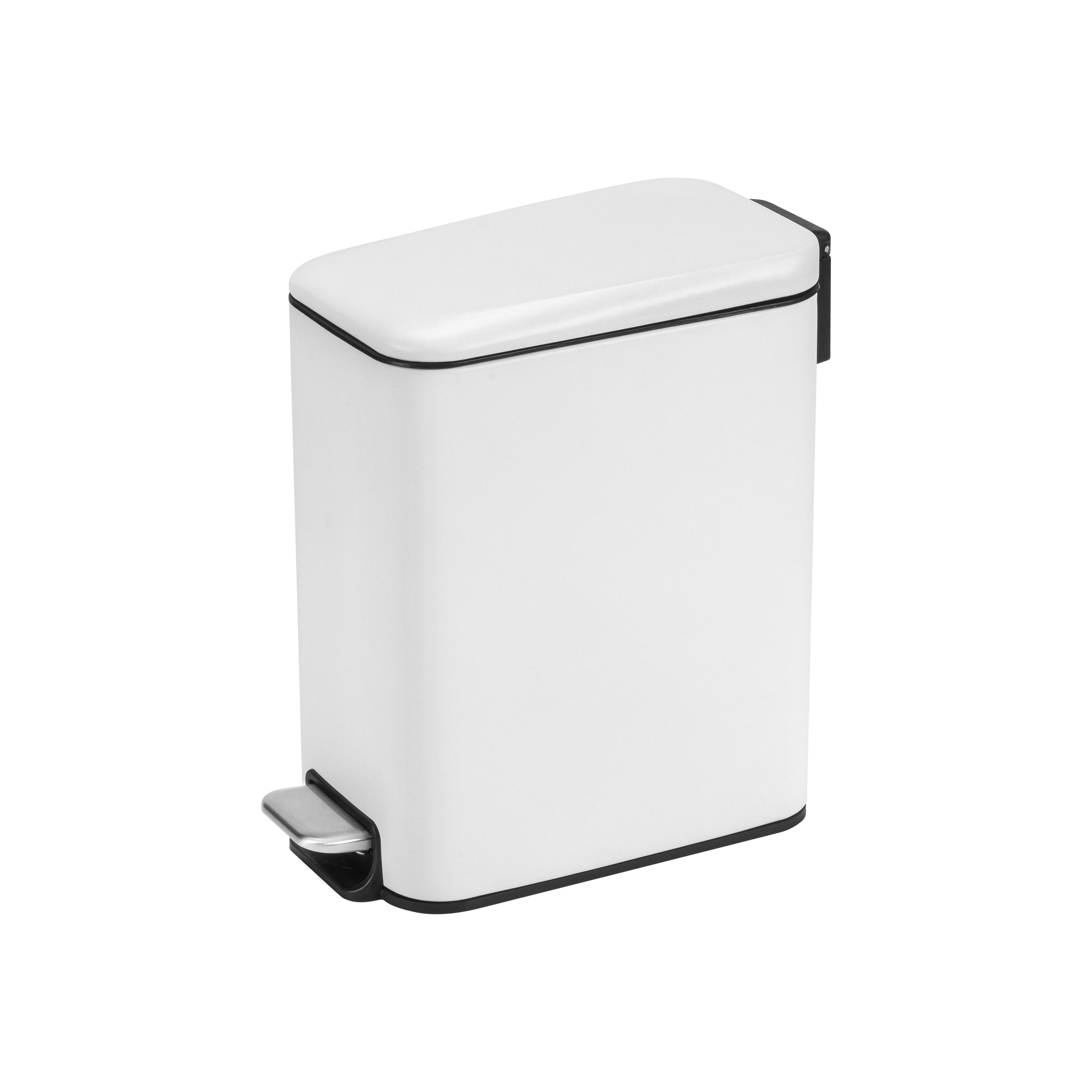 5 Liter Rectangular Pedal Trash Can