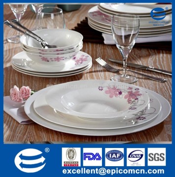 18pcs personalized fine bone china porcelain dinner set