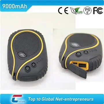 Portable battery power bank for iphone 5 with LED flash light