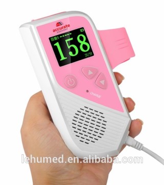 2017 Newest Hot Sale Fetal Doppler/Baby Heartbeat Monitor/Pocket Fetal Doppler with CE Approval