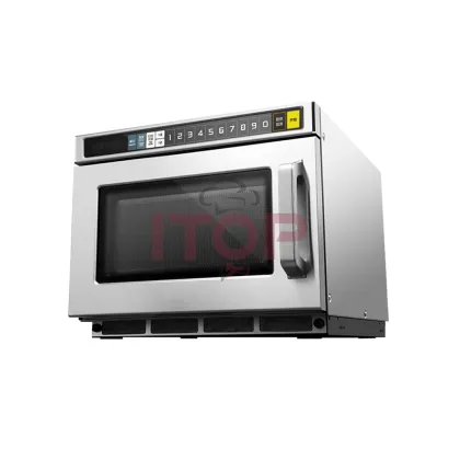 2100W Commercial Stainless Steel Smart Microwave Oven - Multifunctional