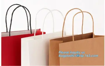 Laminated Paper Gift Bag For Birthday Or Christmas, Gift wrapping paper storage bags Baby birthday favors paper bag with bow