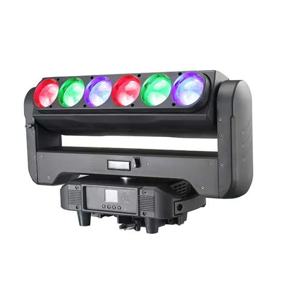 6x60W Zoom Wash Moving Head RGBW LED 4in1 for Disco, DJ, Party, Wedding, KTV, Professional Stage Light