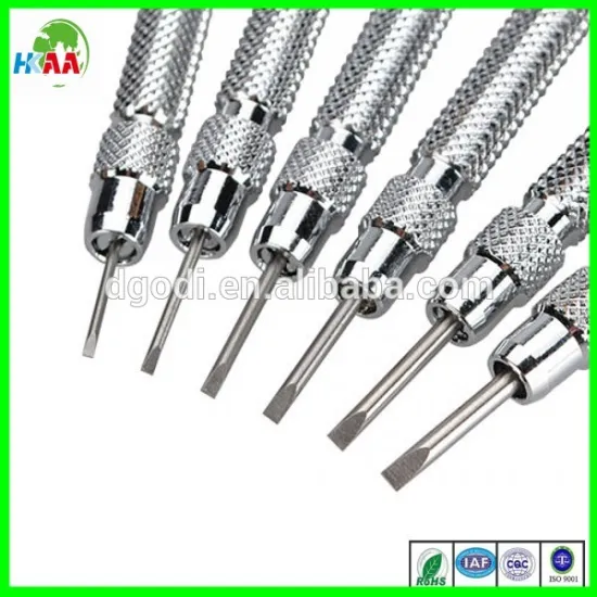 Factory Black Handle Mini Phillips screwdriver,Promotional Screwdriver for watch glass