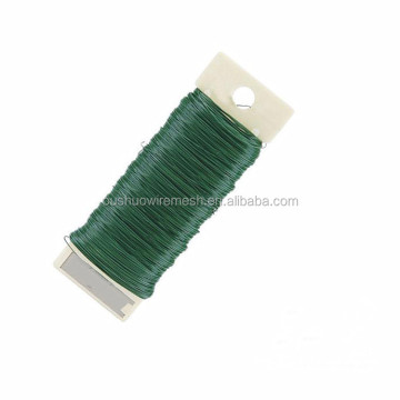 Christmas Floral Decoration Wire: 20GA, 22GA, 24GA, 26GA Green Florist Paddle Wire