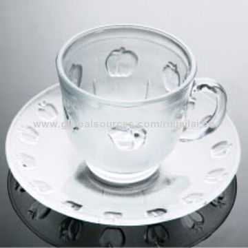 Hot sale glass coffee cups sets