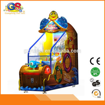2016 Sea Adventure water shooting game kids toy lottery machine for sale