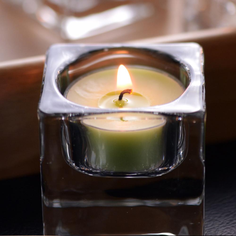 glass tealight candle holder