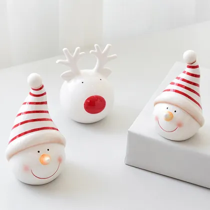 Custom Ceramic Ornaments for Christmas Home Decorations