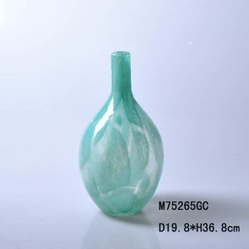 Ball shape big glass vase