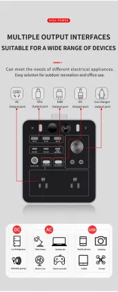Outdoor mobile power supply