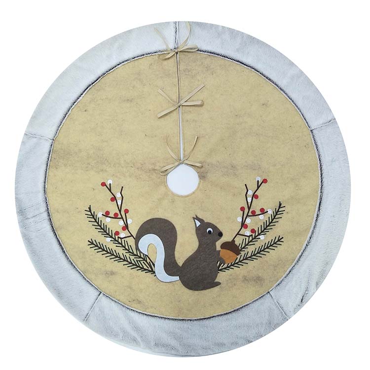 Squirrel Christmas Tree Skirt