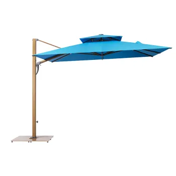 Wesunny Custom Luxury Outdoor Advertising Coffee Umbrella