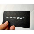 Luxury Thick Black Foil Edge Business Card Printed