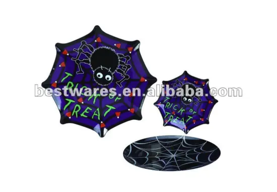 New shaped spider melamine plate