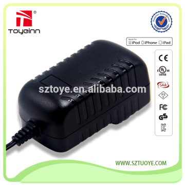 Toye 12V 1000ma convertible travel charger convertiblle plug power adapter