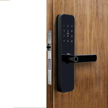 Wooden Door Fingerprint Lock - Smart Office & Bedroom Aluminum Alloy Remote Lock