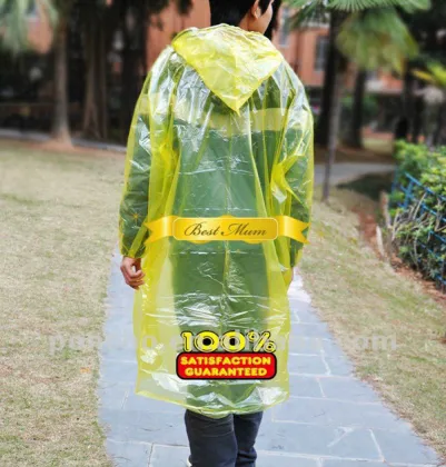 Disposable PE Long Raincoat