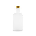 Frosted Square Glass Flasche 250 ml mit Aluminiumkappe