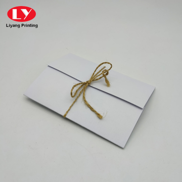 Custom Tri-fold White Gift Greeting Thank You Card