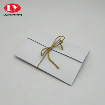 Custom Tri-fold White Gift Greeting Thank You Card