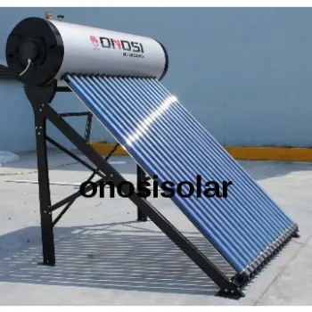 Integrated solar water heaters connect with gas water heater