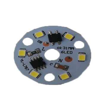 31mm 작은 둥근 모양 LED SMD PCB 보드 -2835 모델
