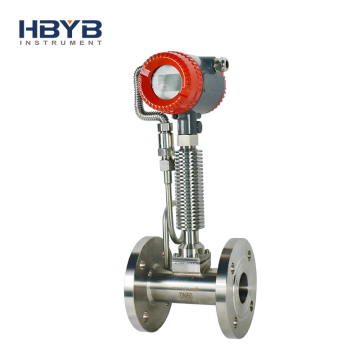 Temperature and pressure compensation type vortex flowmeter