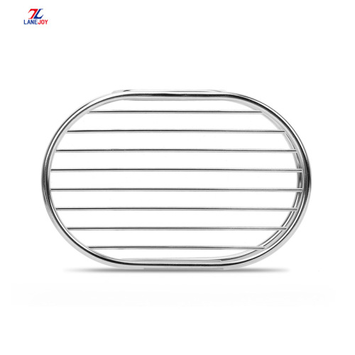 Stainless steel creative simple hollow out soap shelf