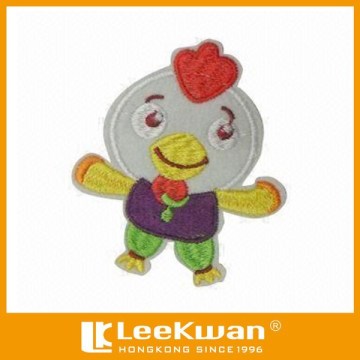 Cartoon Little Chicken Applique Embroidery For Kid's Garment And Decration