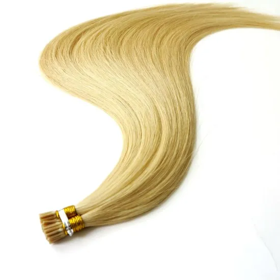 Tip Hair Wholesale Human Mongolian Hair 1G/Strands Pre Bonded Remy straight keratin Fusion Stick I Tip Hair Extensions
