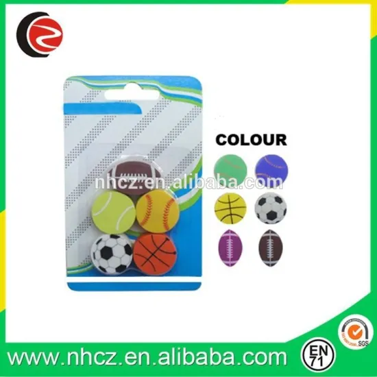 TPR Kinds Ball 2D Eraser in Blister Card
