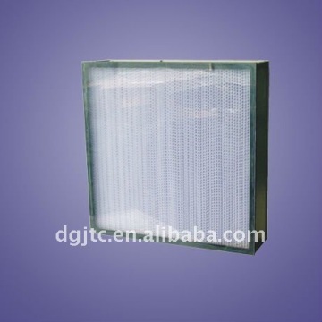 Pleated ventilation system hepa filter