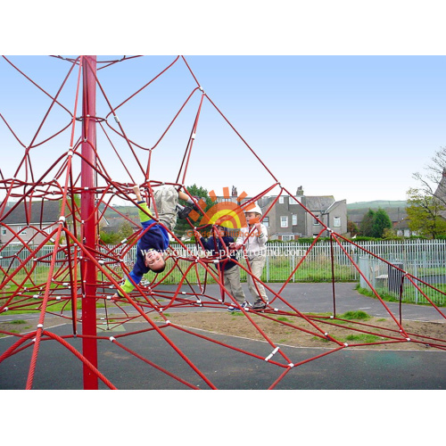 Wooden Freestanding Net Climber For Kids