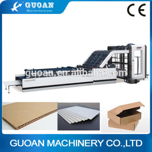YB-1300E/1450E/1650E automatic paperboard flute lamination machine