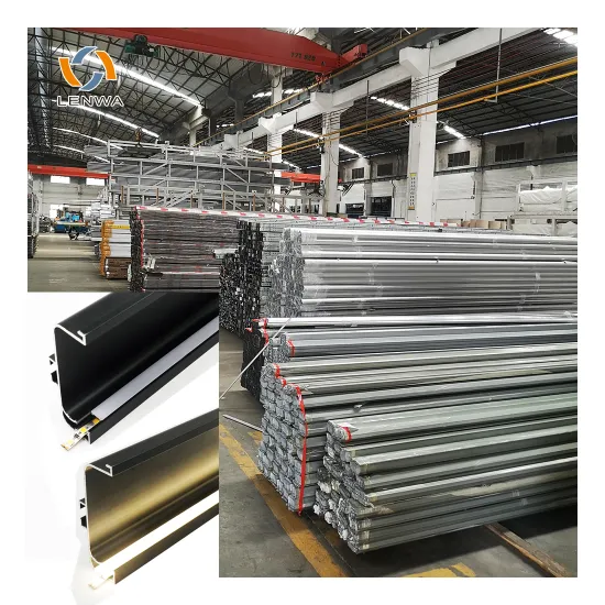 LENWA ALUMINIUM Led Strip Aluminum Gola Profile LED Kitchen Cabinet Door Pull Handle