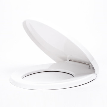 New Type White Plastic Self-cleaning WC Toilet Seat