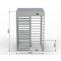 Access Control Full Height Turnstile Gate