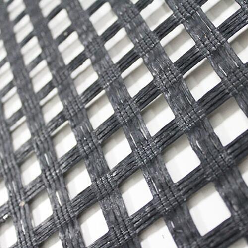  PP geogrid High Strength Warp Knitted Polyester PET Woven Geogrid Factory