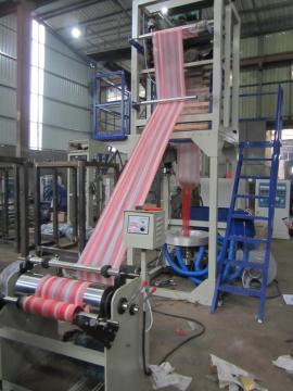Double-color Stripped Film Blow Machine for Plastic Shopping Bag
