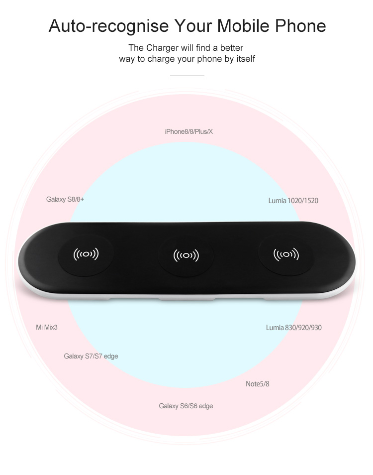 10W 3 in1 Apple iphoneワイヤレス充電器スタンド