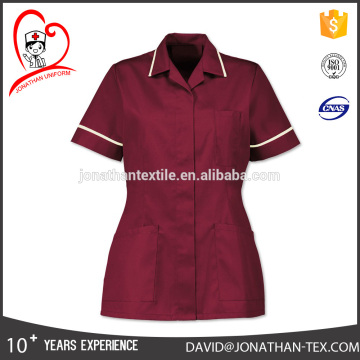 Hospital use nurse women type tunic uniforms