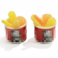 22mm 100szt Food in Cup Resin Charms Crearive Ozdoba dekoracyjna na Home Party Drop Earring Akcesoria