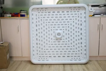 EASTOMMY Plastic Domino and Mahjong Game Table