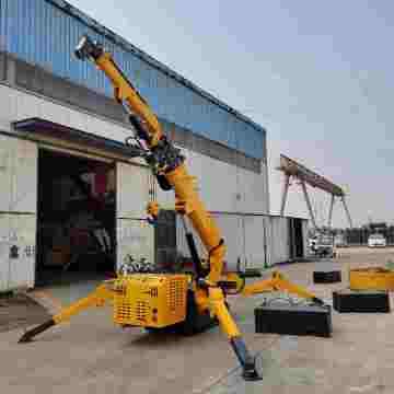 3t Tracked Chassis Portable Equipment Remote Control Small Spider Crane for Sale