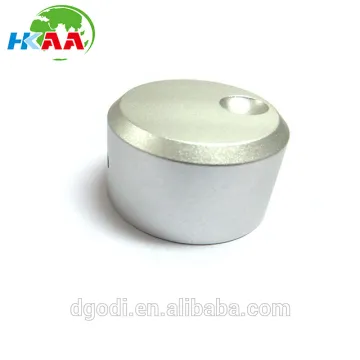 custom silver matte polish aluminum knobs for electric guitar