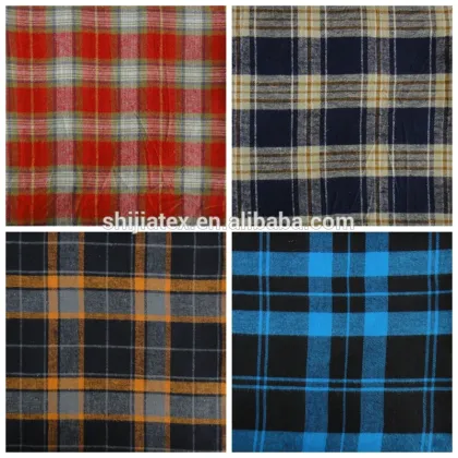 100% cotton flannel fabric ready goods