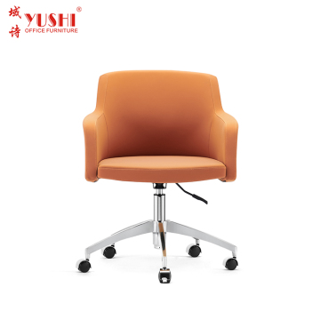 Factory Supply PU Leather Adjustable Height Office Chair with Castors