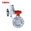 CF8M Electric Three-Eccentric Butterfly Valve