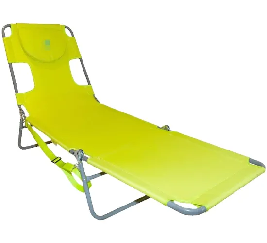 Outdoor Adjustable Tanning Sunbathing Lounge Chair with Face Down Hole: Perfect Relaxation and Sunbathing Solution